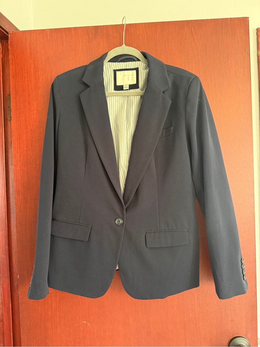 Target Women's Navy Single-Button Blazer